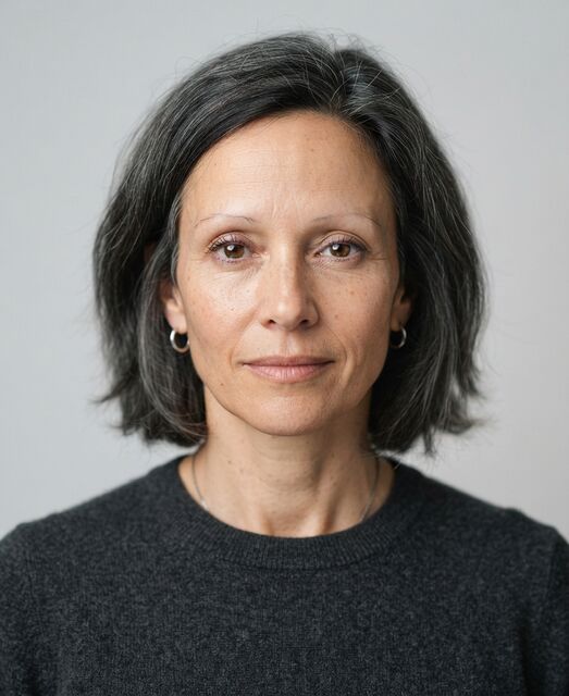 AI-generated before image: eyebrow restoration