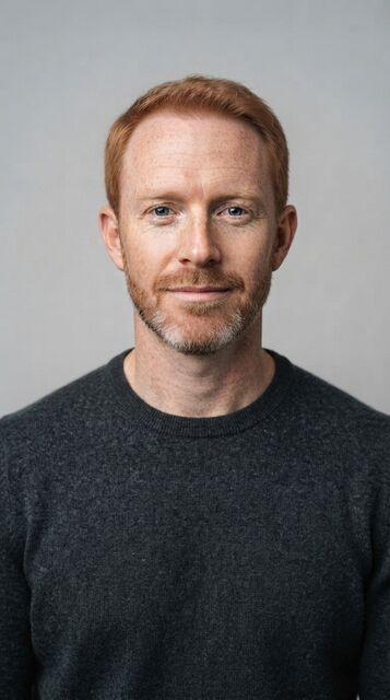AI visualization after: receding hairline